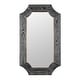 preview thumbnail 1 of 2, Varaluz Farra Wall Mirror 26"W x 44"H - Cerused Black
