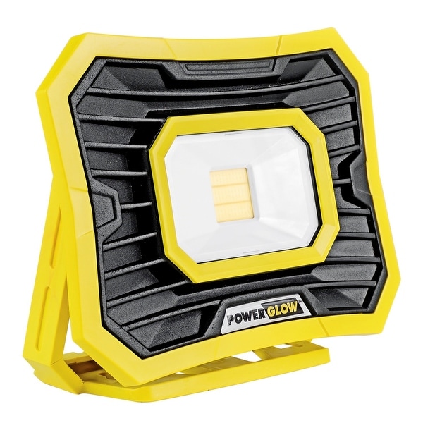 PowerGlow 2000 Lumen LED Rechargeable Work Light with USB Outlet to Charge Phone
