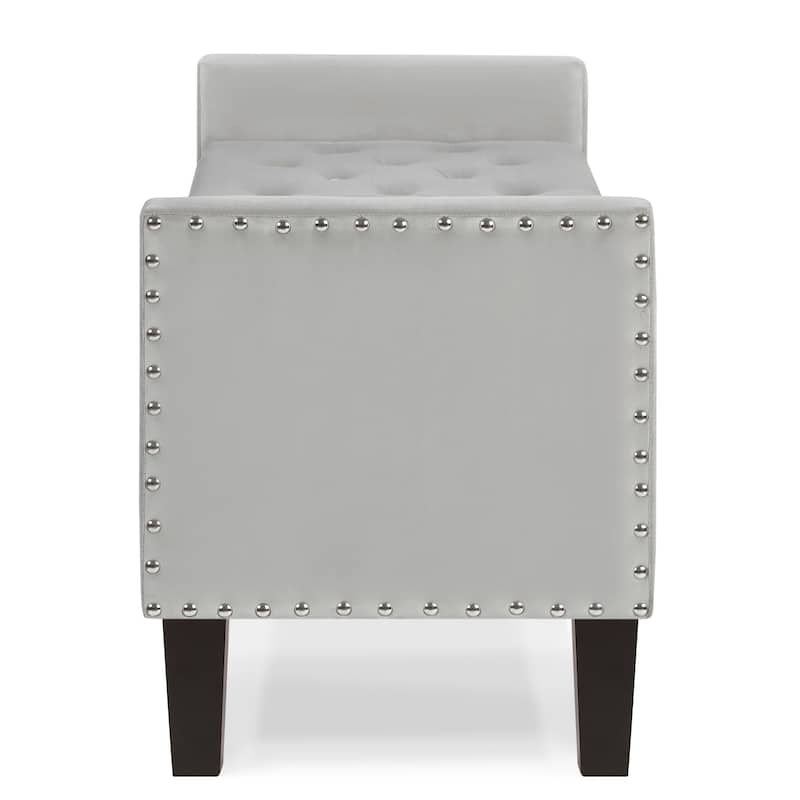 Entryway Living Room Soft Padded Seat with Armrest,Bed Bench
