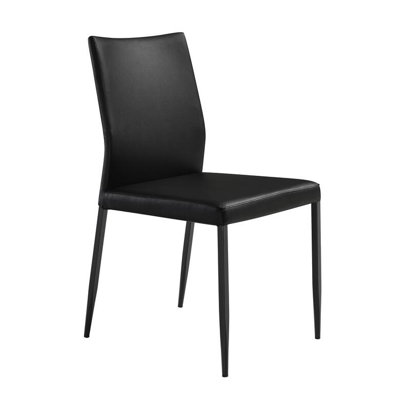 Kash Faux Leather Upholstered Parsons Dining Chairs - Set of 2