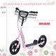 preview thumbnail 4 of 7, Adjustable Height Kick Scooter for Kids, Big Wheels, Non-Slip Footplate, Steel Frame, Ages 5-12