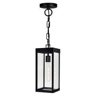 Windsor 1 Light Black Outdoor Pendant