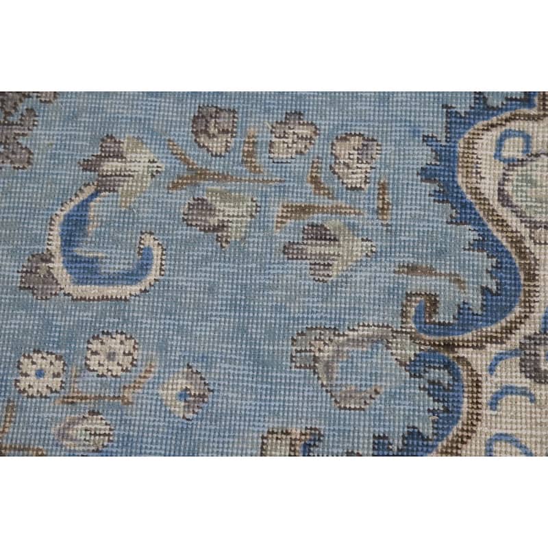Traditional Medallion Tabriz Persian Area Rug Hand-Knotted Wool Carpet - 6'5"x 9'5"