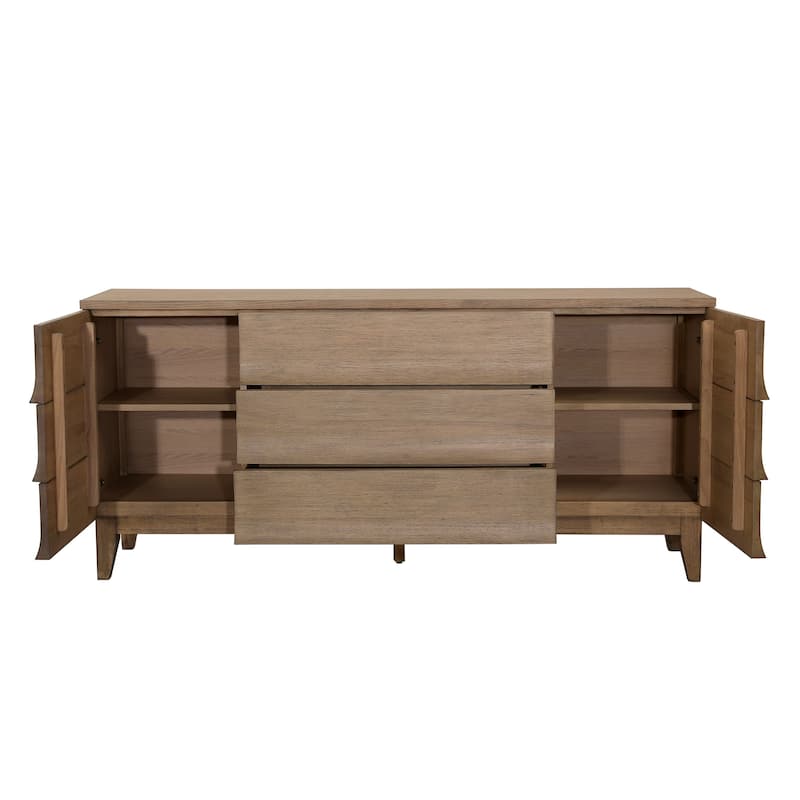 Malik 71" Wide Sideboard, Natural