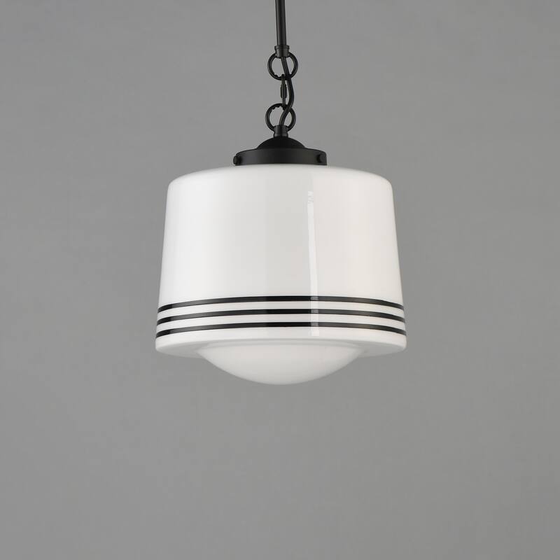 Maxim 21532WT Eureka 12" Wide 1 Light Pendant