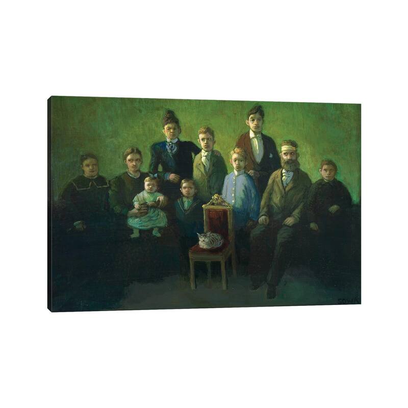 iCanvas "Difficult Family" by Michael Sowa Canvas Print