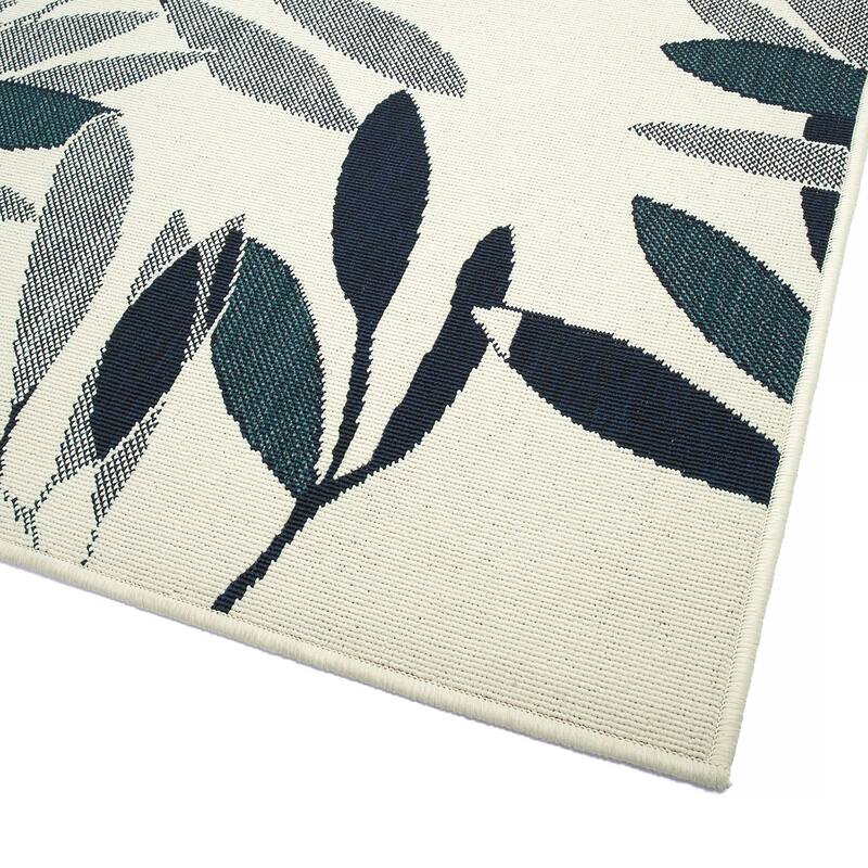 Modern Textured Cut Pile Rectangle Throw Rug - 1.10x 3.7