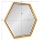 preview thumbnail 21 of 35, Kate and Laurel Calter Hexagon Framed Wall Mirror