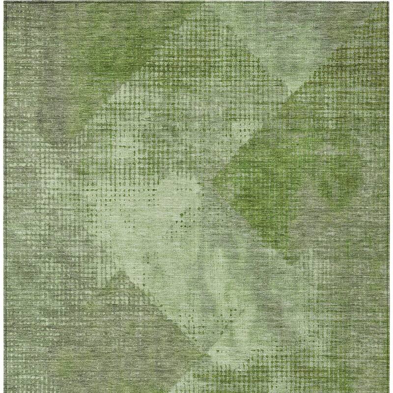 HomeRoots Geometric Transitional Rectangle Outdoor Rug