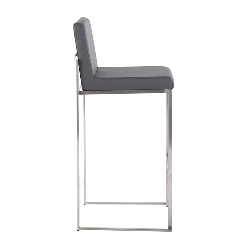 Silver Orchid Forrest High Back Bar Stool - Set of 2