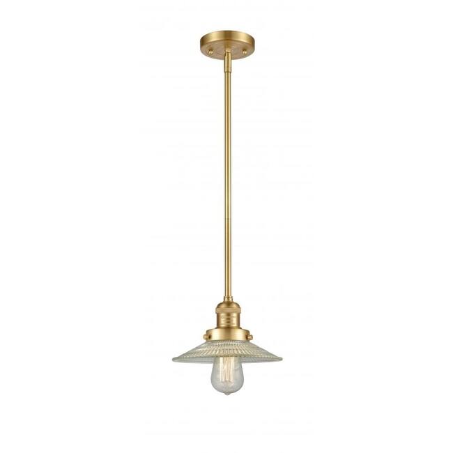 Innovations Lighting 201S-G2-LED Halophane 1 Light Mini Pendant - Satin Gold