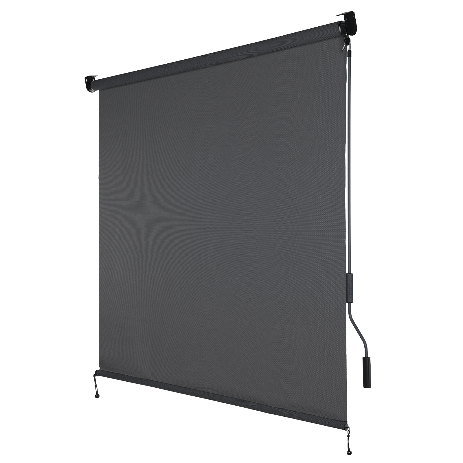 Aoodor 5% Openness Cordless Solar Fabric Roller Shade, 95% UV Protection Blinds