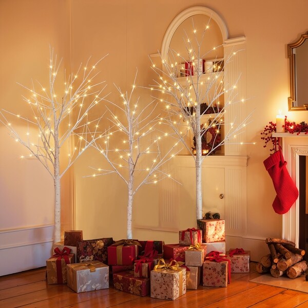 Led light tree indoor top