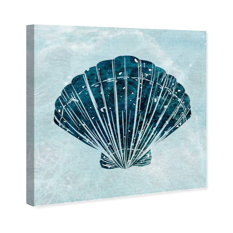 Wynwood Studio Canvas Nautical and Coastal Sea Elements Blue and Nautical & Coastal Wall Art Canvas Print