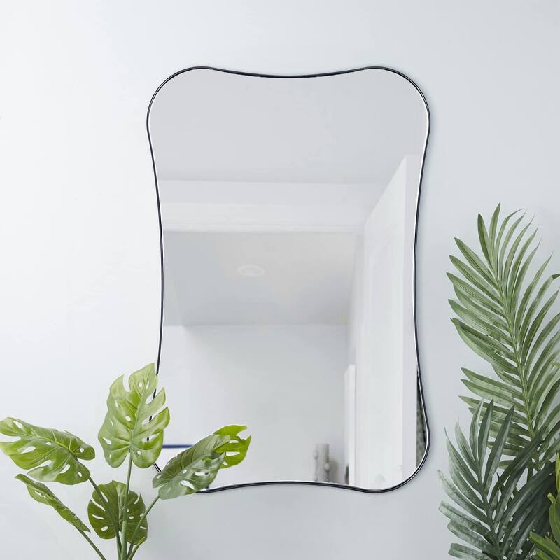 TEHOME Toini Asymmetrical Metal Wall Mirror - 20'' x 30''