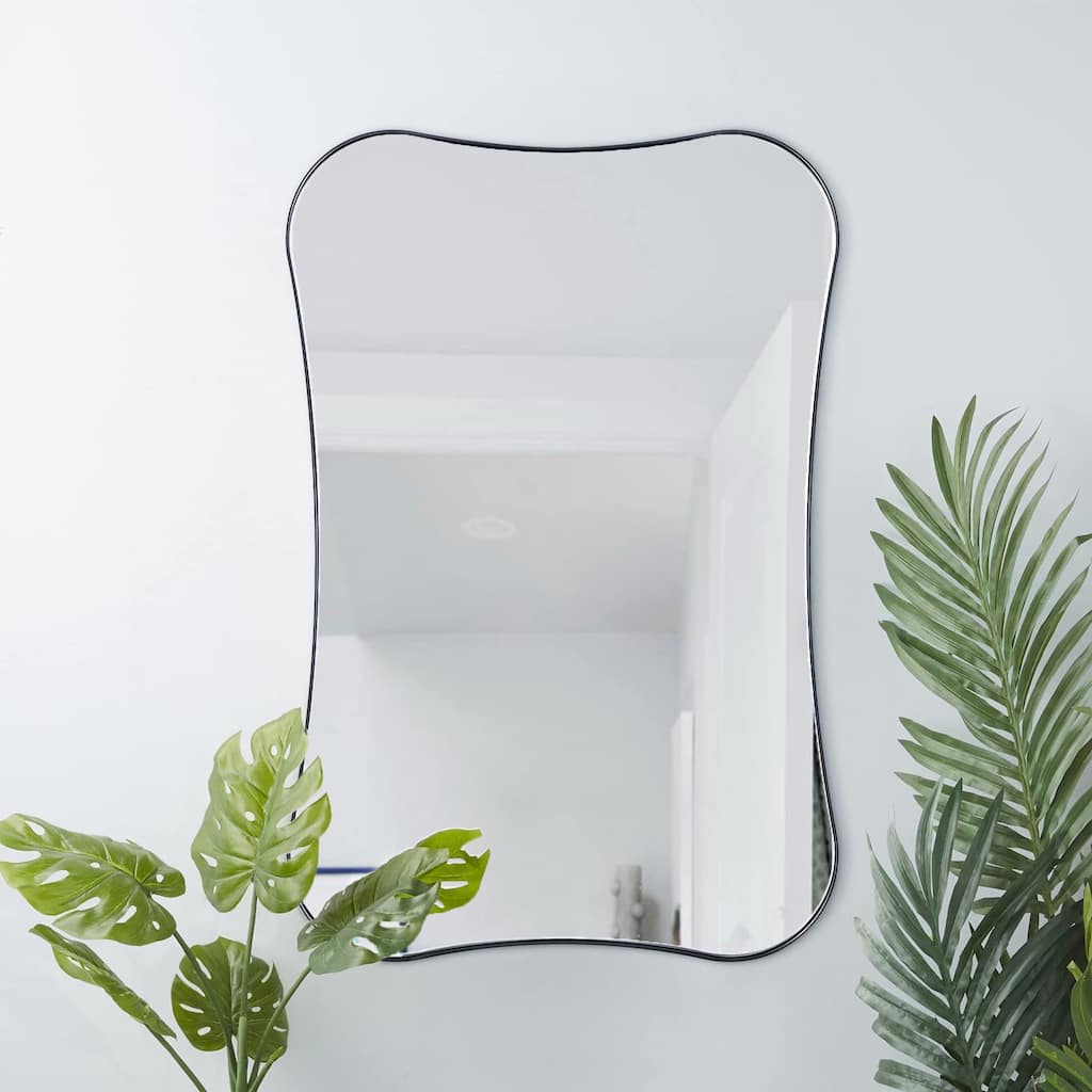 TEHOME Toini Asymmetrical Metal Wall Mirror - 20'' x 30''