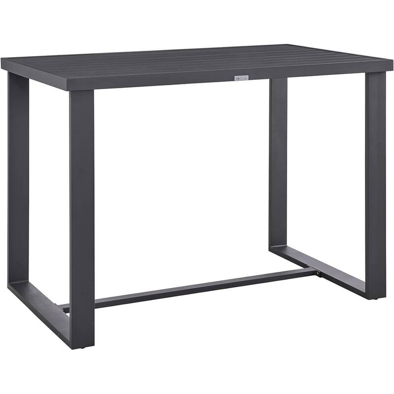 Outdoor Bar Table - Patio Dining Table - Aluminum Bar Height Table - Modern Outdoor Furniture - 59