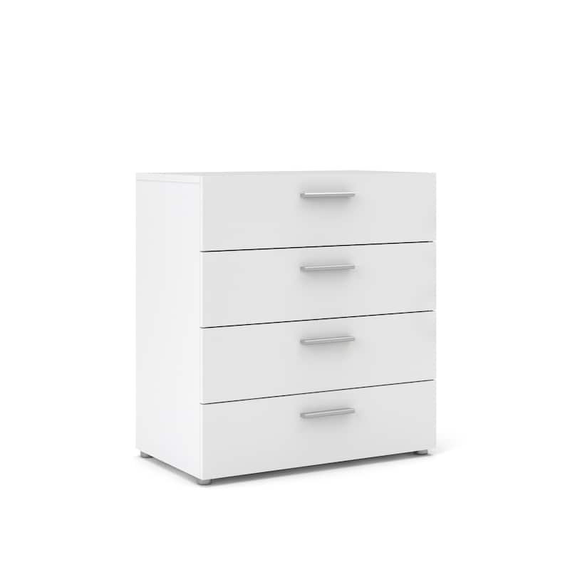 Porch & Den Angus Contemporary 4-drawer Engineered Wood Chest - White