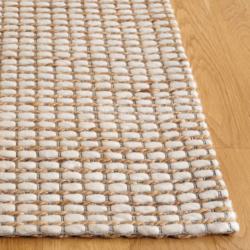 SAFAVIEH Handmade Marbella Helia Boho Braided Wool & Viscose