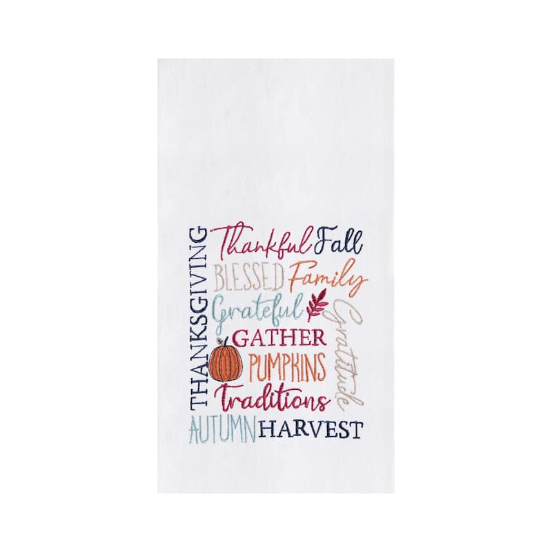 Fall Font Towel