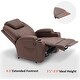 preview thumbnail 4 of 45, Mcombo Electric Power Recliner Chair with Massage and Heat, Faux Leather 7050