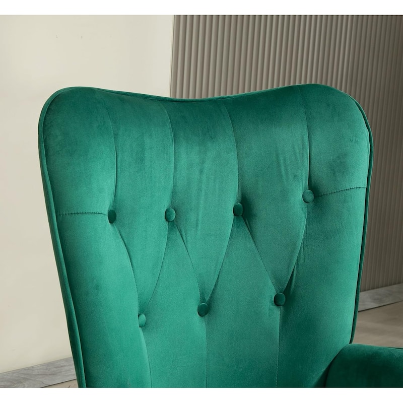 Us Pride Furniture Kreedence 26.38" W Microfiber Accent Chair