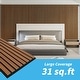 preview thumbnail 43 of 41, 4 Panels 93"x12" MDF Slat 3D Wall Paneling Cover 31 Sq.Ft. - N/A