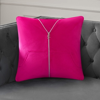 Juicy Couture Zippered Tracksuit Pillow 20 x 20 On Sale Bed Bath Beyond 37773357