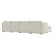 preview thumbnail 127 of 179, Mia Oversized Modular Sectional Fabric Sofa