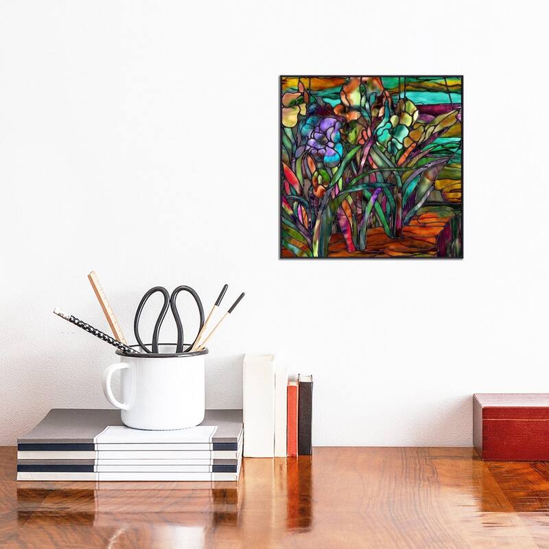 iCanvas "Candy Coated Irises" by Mindy Sommers Canvas Print - 12x12x1.5