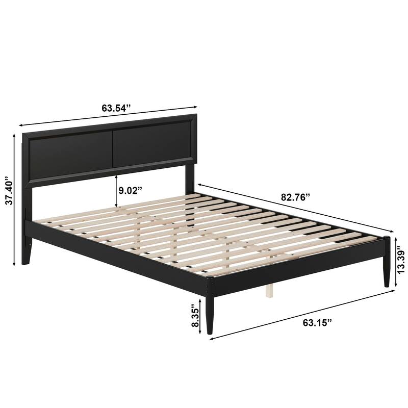 Ellarie Platform Bed with Adjustable Headboard