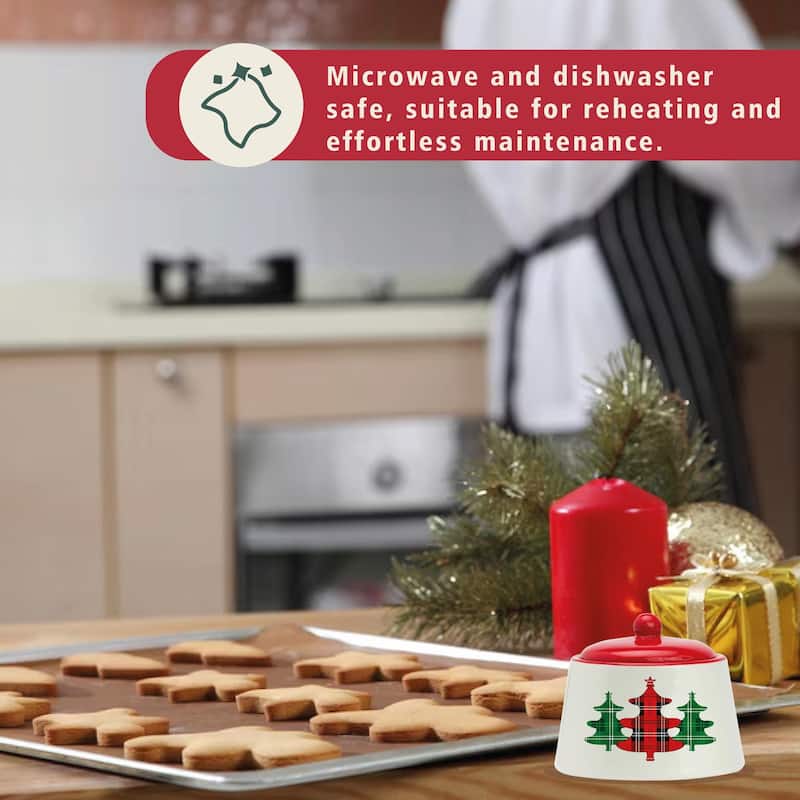 Amici Home Christmas Sugar Bowl - 8 oz