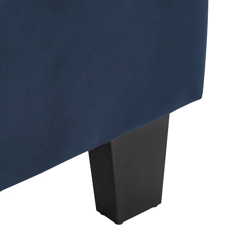 Dartington Velvet Fabric Platform Bed by iNSPIRE Q Modern