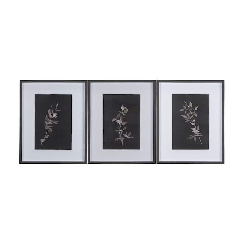 Night Leaves III Framed Art Print
