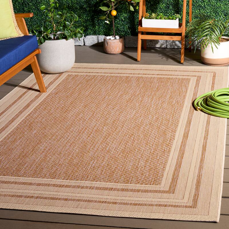 SAFAVIEH Courtyard Vickie Indoor/Outdoor Waterproof Patio Backyard Rug
