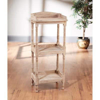 Aa Importing 48860-Br 3-Tier Shelf - 47 X 19.5 X 13.5 inches