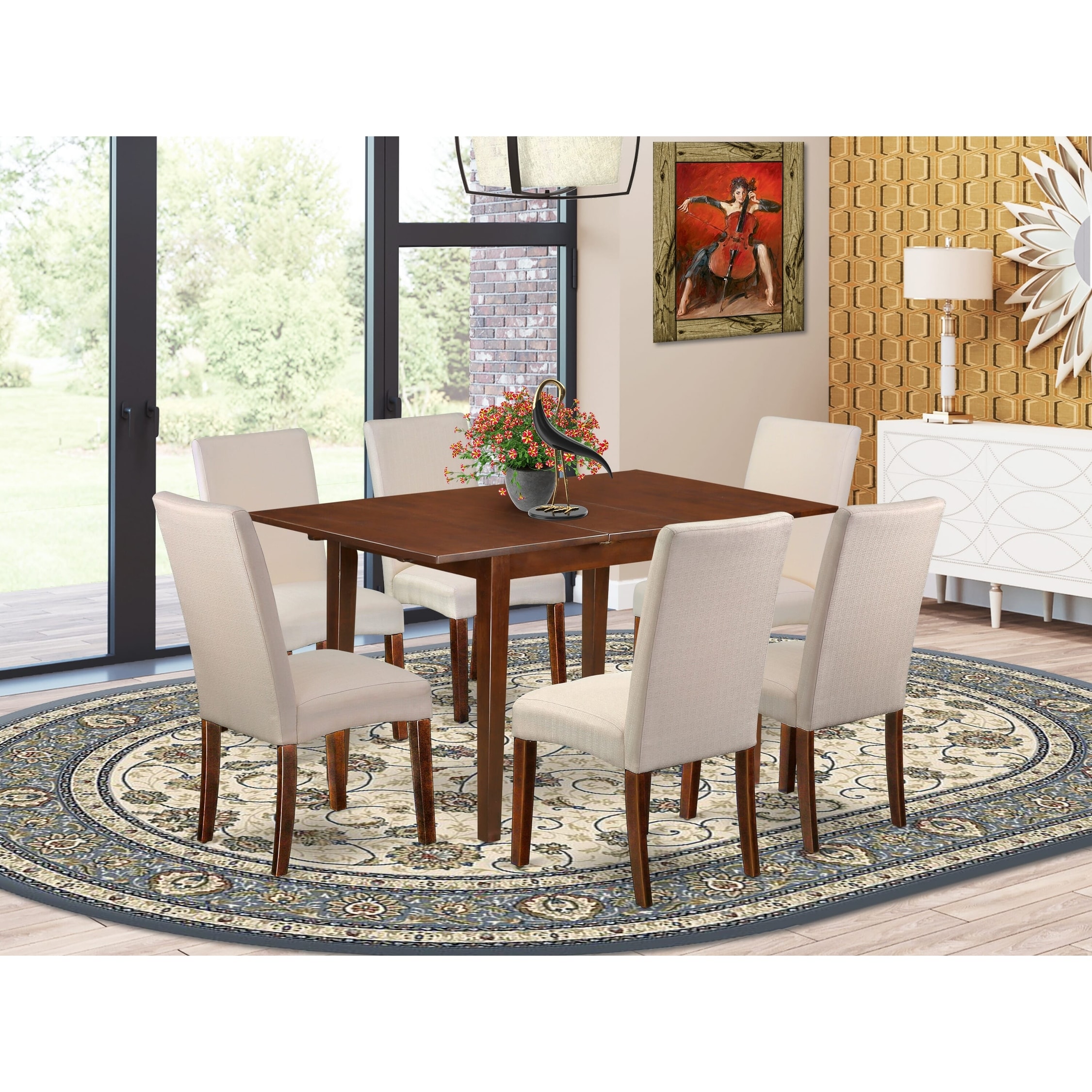 Mahogany 6 sales seater dining table