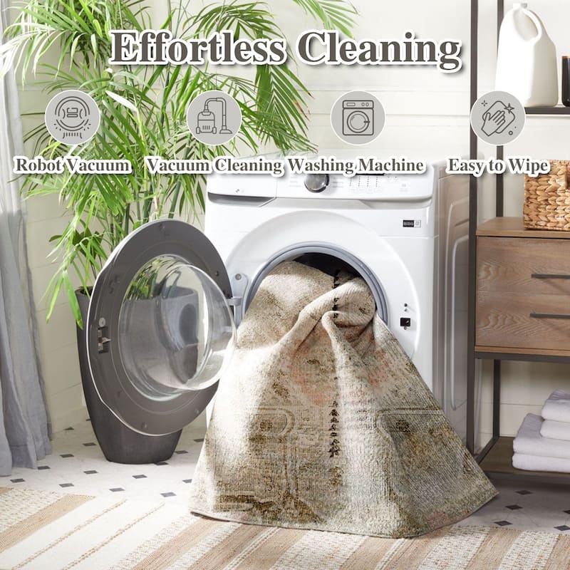 Bohemian Faux Cashmere Rug