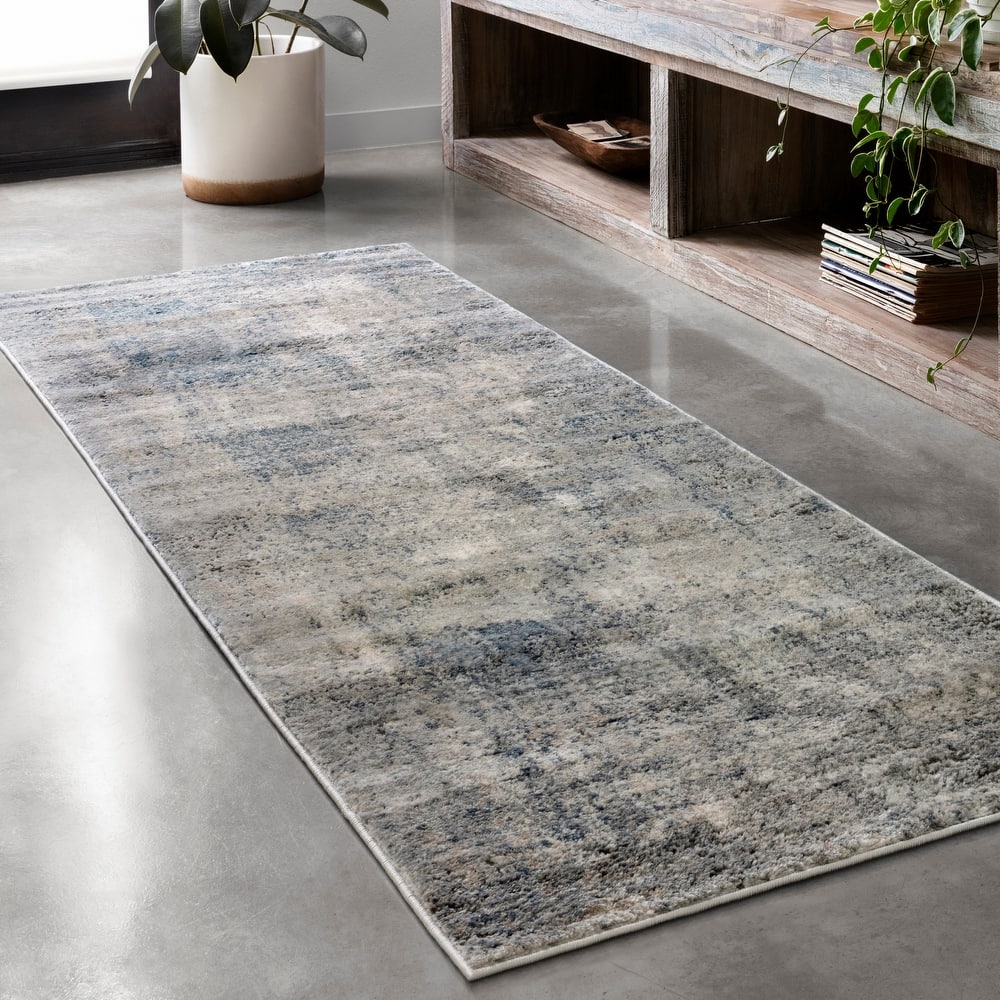 Alexander Home Josefina Distressed Abstract Contemporary Rug