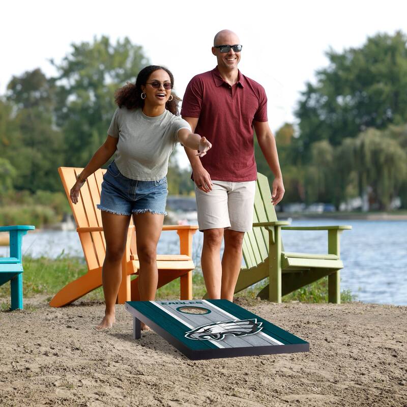 Philadelphia Eagles NFL Compact 2x3 Tailgate Cornhole Board Set
