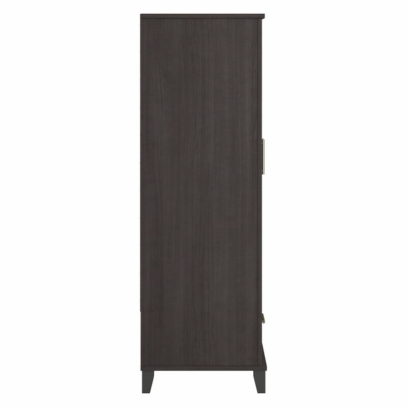 Somerset Tall Storage Cabinet with Doors and Drawer by Bush Furniture