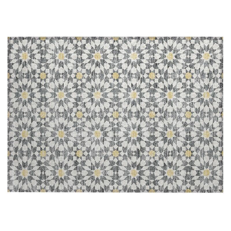 Machine Washable Indoor/ Outdoor Chantille Morrocan Boho Rug