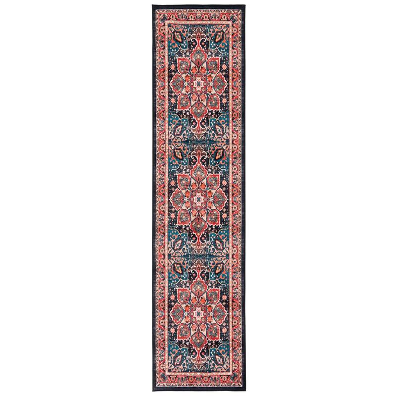 SAFAVIEH Riviera Machine Washable Slip Resistant Wilma Oriental Rug