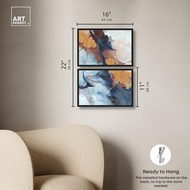 Heaven and Earth Canvas Set of 2 by Art Remedy