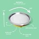 preview thumbnail 2 of 6, Baby Round Open Plate Stainless Steel and Silicone