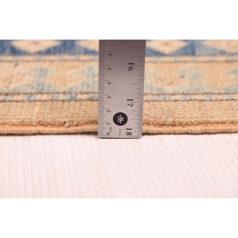 ECARPETGALLERY Hand-knotted Finest Ghazni Tan Wool Rug - 9'4 x 13'8