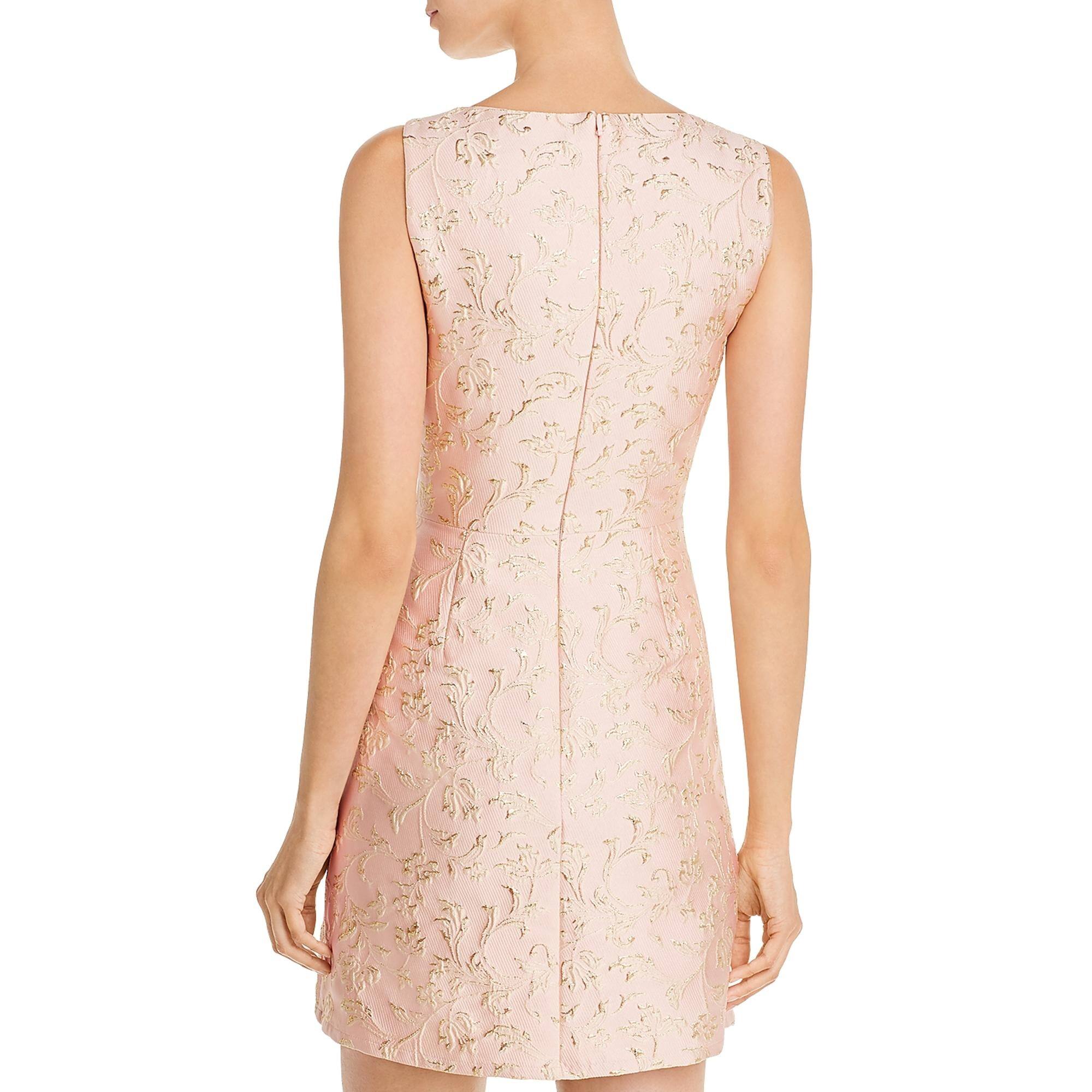 bcbg abstract floral lace gown