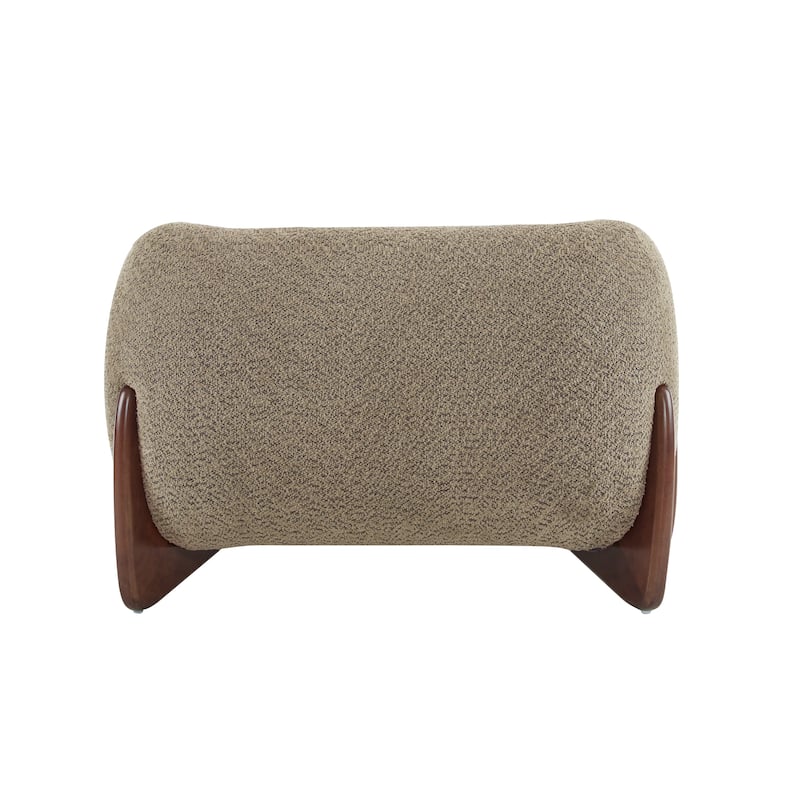 Tina Modern Upholstered Boucle Arm Club Chair by Christopher Knight Home