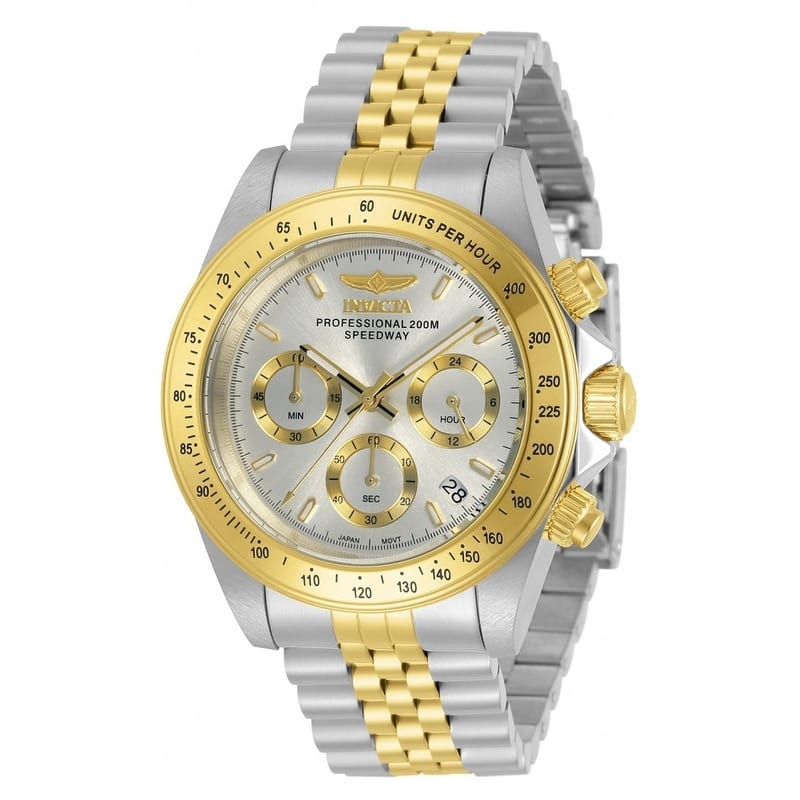 Invicta Men's 30991 'Speedway' Gold-Tone and Silver Stainless Steel Watch