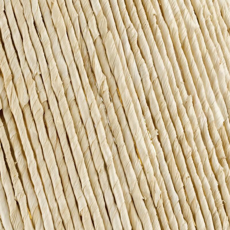 LamQee Rattan Kitchen Island Chandelier Corn Rope Woven Pendant